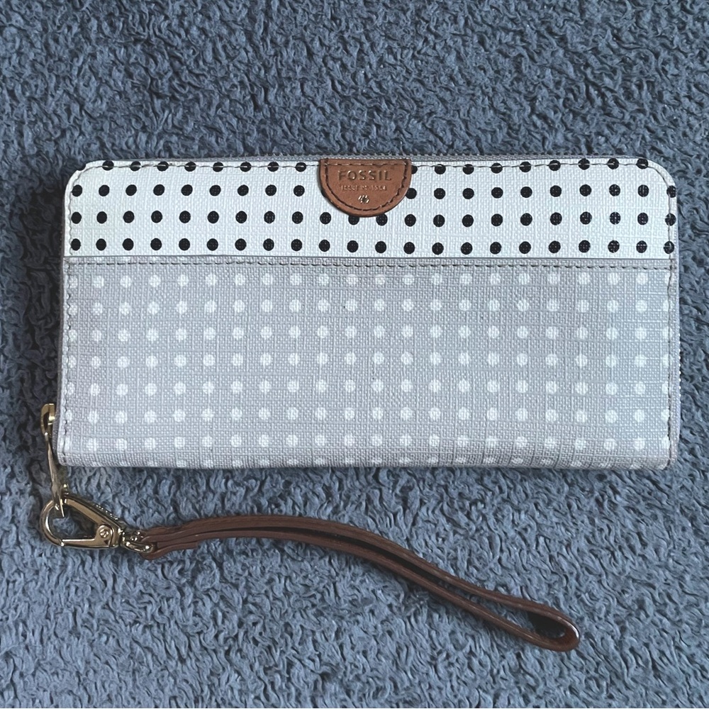 Fossil Logan Zip-Around Wristlet/Wallet - image 1